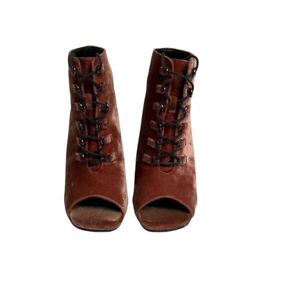 Women's Boots, Lace Up Wedge Ankle Boots, ASOS Brand Size 6 - Picture 2 of 3